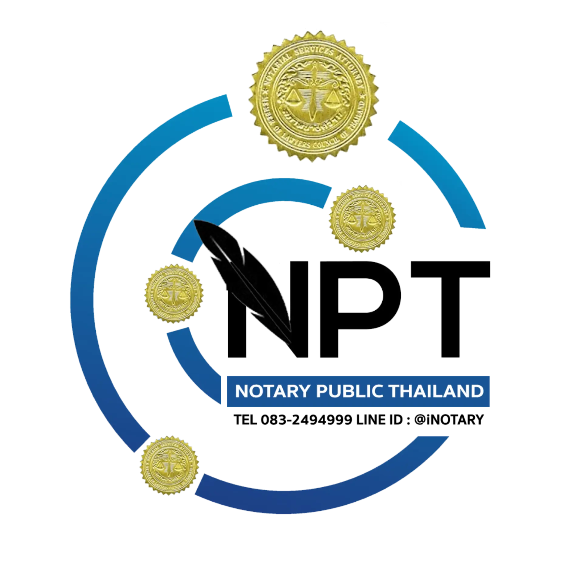 หนังสือมอบอำนาจตัวอย่างพร้อมตราประทับ Notary Public ประเทศไทย